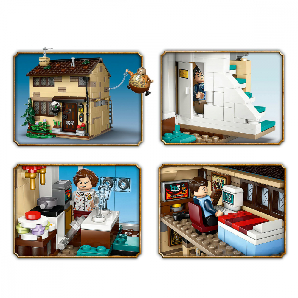  LEGO Harry Potter Privet Drive: Vizita matuşii Marge pentru copii cu varsta de 8 + ani [5]