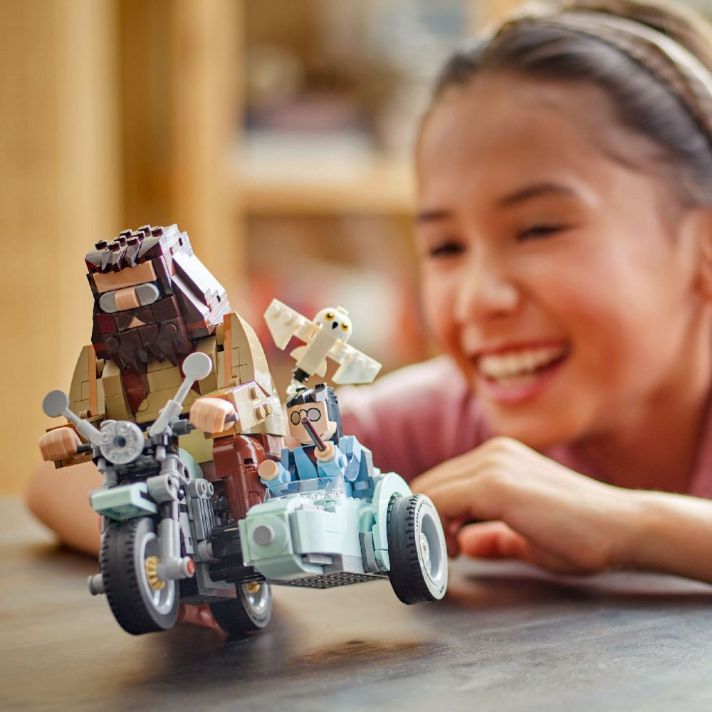 Lego harry potter tm hagrid si harry pe motocicleta 76443, varsta de la 9 ani la 11 ani [3]