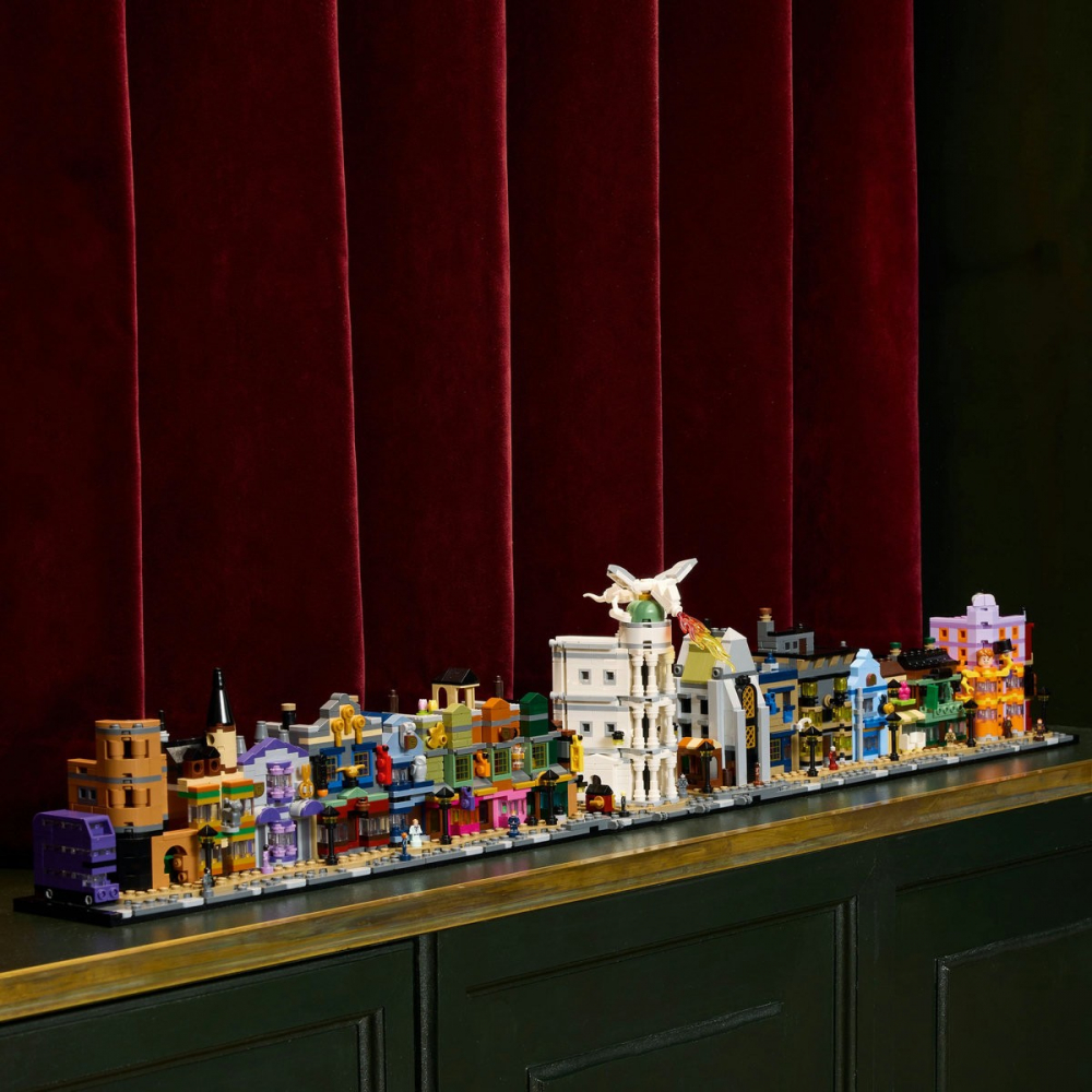 Lego harry potter tm magazine vrajitoresti pe diagon alley 76444, varsta de la 14 ani la +15 ani [5]