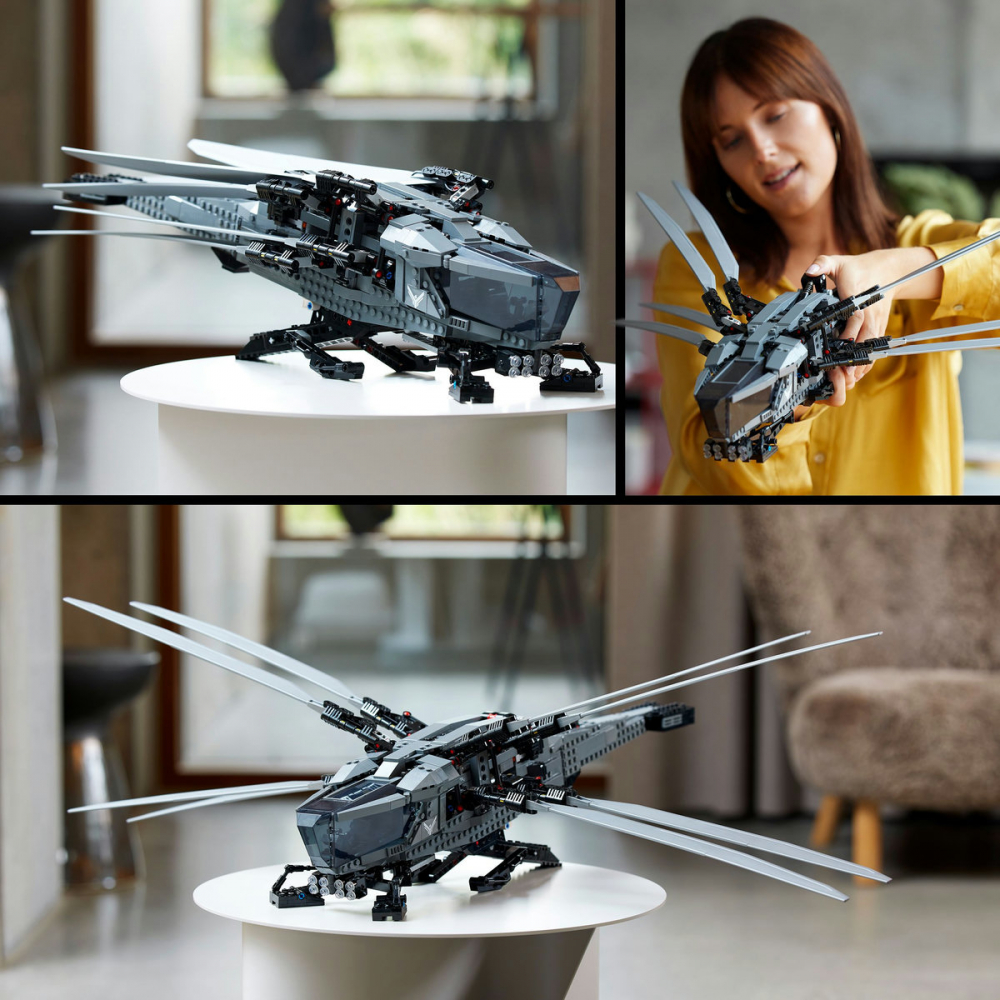 LEGO Icons: Dune - Atreides Royal Ornithopter 10327, 18 ani+, 1369 piese, varsta de la 14 ani la +15 ani [7]