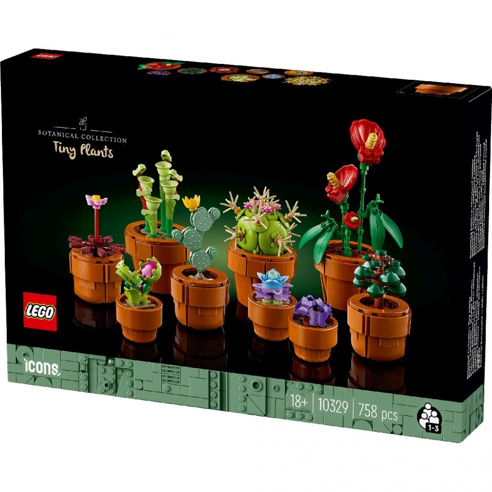 Lego icons plante de mici dimensiuni 10329, varsta de la 14 ani la +15 ani [5]