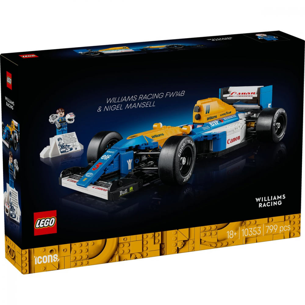 Williams Racing FW14B si Nigel Mansell cod lego 10353, varsta de la 14 ani la +15 ani [1]