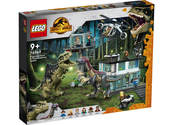 Lego jurassic world Atacul Giganotozaurului ?i Therizinosaurului, varsta de la 9 ani la 14 ani [2]