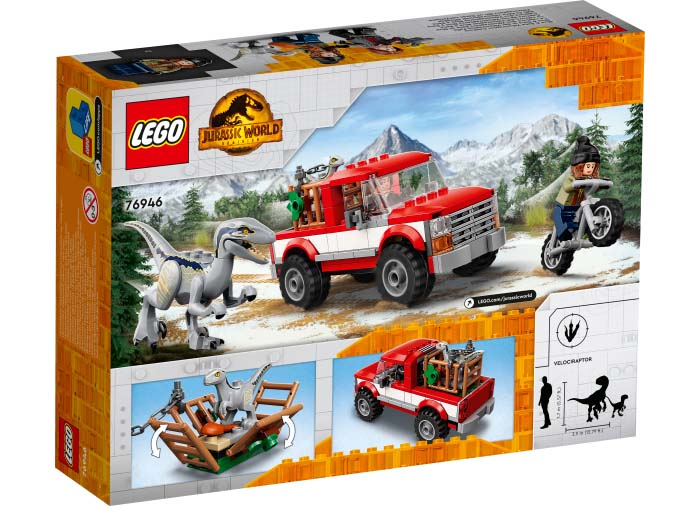 Lego jurassic world Capturarea Velociraptorilor Blue si Beta, varsta de la 6 ani la 13 ani [3]