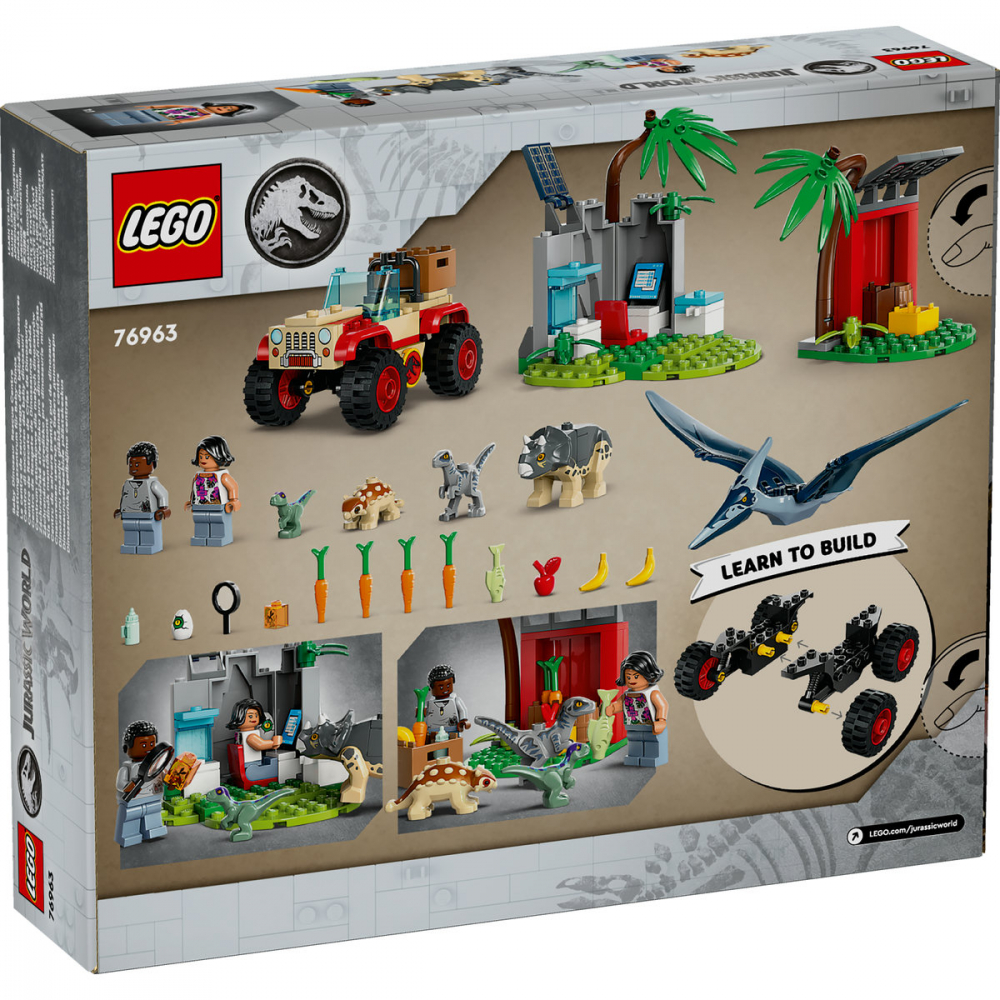 LEGO Jurassic World: Centru de salvare pentru pui de dinozaur 76963, 4 ani+, 139 piese, varsta de la 4 ani la 7 ani [10]