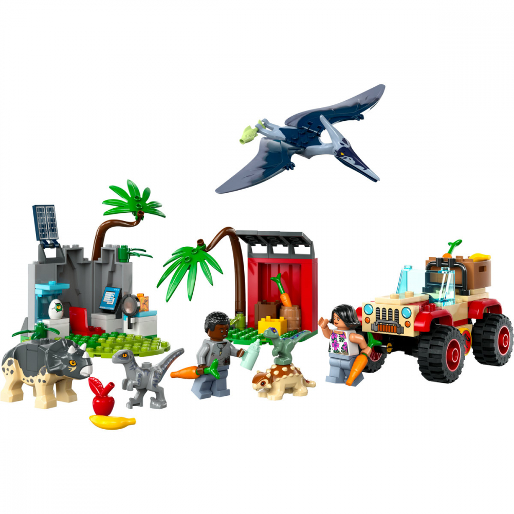 LEGO Jurassic World: Centru de salvare pentru pui de dinozaur 76963, 4 ani+, 139 piese, varsta de la 4 ani la 7 ani [8]