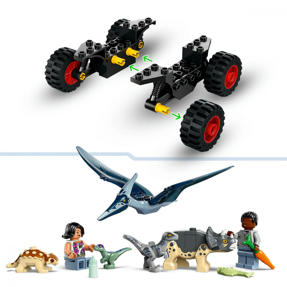 LEGO Jurassic World: Centru de salvare pentru pui de dinozaur 76963, 4 ani+, 139 piese, varsta de la 4 ani la 7 ani [6]