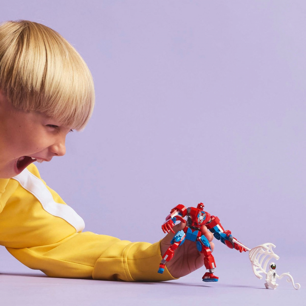 LEGO Marvel: Robotul Omul Paianjen vs. Anti-Venom 76308, 6 ani+, 107 piese, varsta de la 6 ani la 8 ani [3]