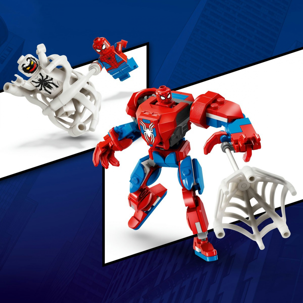 LEGO Marvel: Robotul Omul Paianjen vs. Anti-Venom 76308, 6 ani+, 107 piese, varsta de la 6 ani la 8 ani [7]