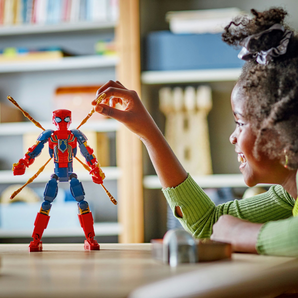 LEGO Marvel: Figurina de constructie Omul Paianjen de fier 76298, 8 ani+, 303 piese, varsta de la 8 ani la +15 ani [4]