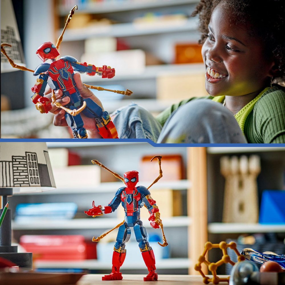 LEGO Marvel: Figurina de constructie Omul Paianjen de fier 76298, 8 ani+, 303 piese, varsta de la 8 ani la +15 ani [8]