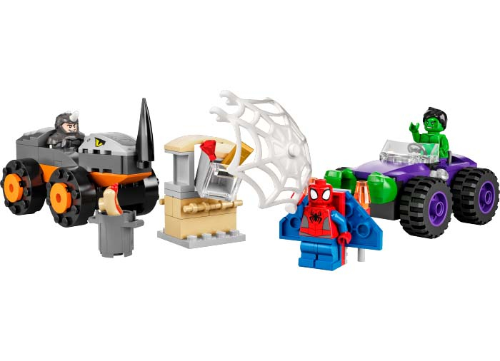 Lego marvel super heroes Hulk vs. Rhino Confruntarea cu camioane, varsta de la 4 ani la 7 ani [7]