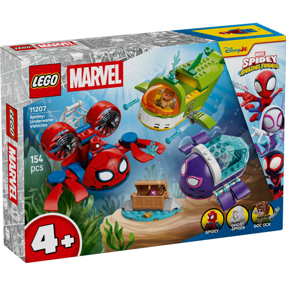  LEGO Marvel Super Heroes  Spidey: Vehicule subacvatice copii cu varsta 4 + ani [2]