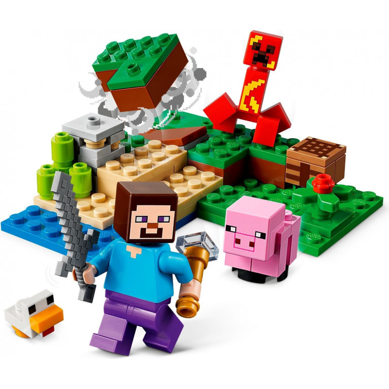 Lego minecraft ambuscada creeper 21177, varsta de la 7 ani la +15 ani [4]