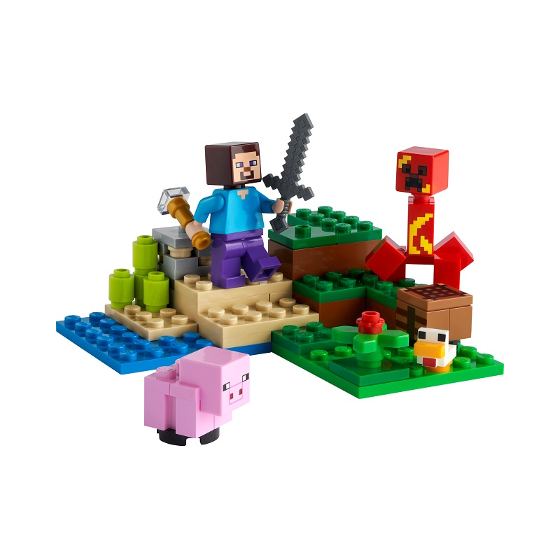 Lego minecraft ambuscada creeper 21177, varsta de la 7 ani la +15 ani [2]