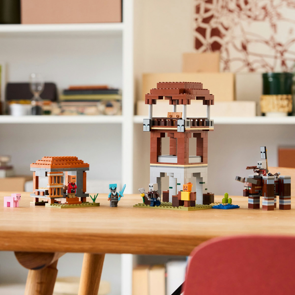  LEGO Minecraft Avanpostul Jefuitorului si Distrugator pentru copii cu varsta de 9 + ani [6]