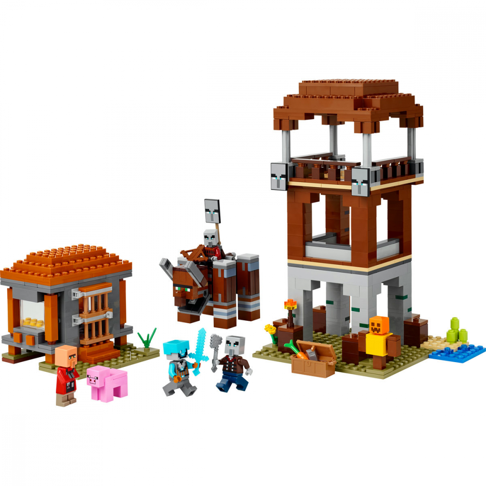  LEGO Minecraft Avanpostul Jefuitorului si Distrugator pentru copii cu varsta de 9 + ani [7]