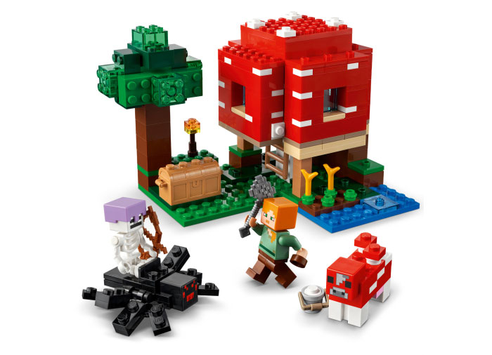 Lego minecraft Casa ciuperca, varsta de la 8 ani la +15 ani [7]