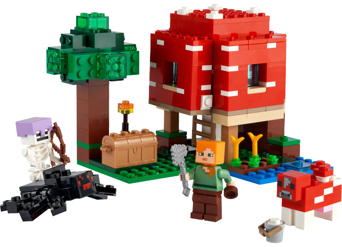 Lego minecraft Casa ciuperca, varsta de la 8 ani la +15 ani [9]