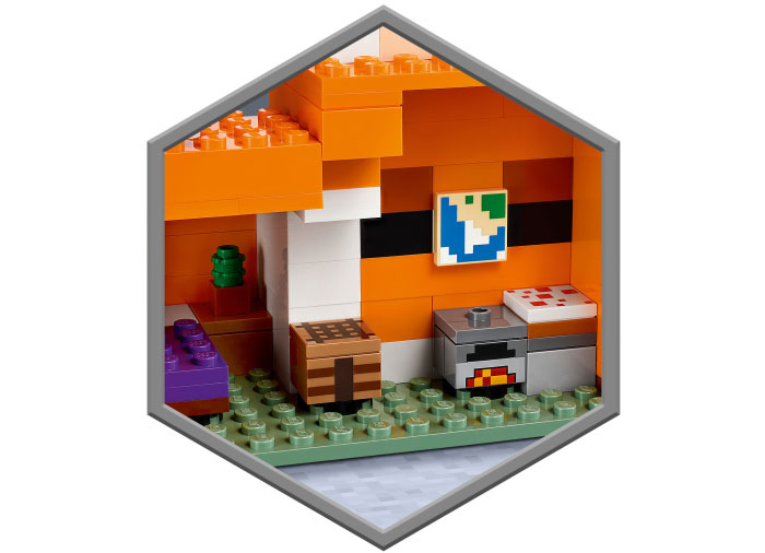 Lego minecraft Casa in forma de vulpe, varsta de la 8 ani la 12 ani [6]