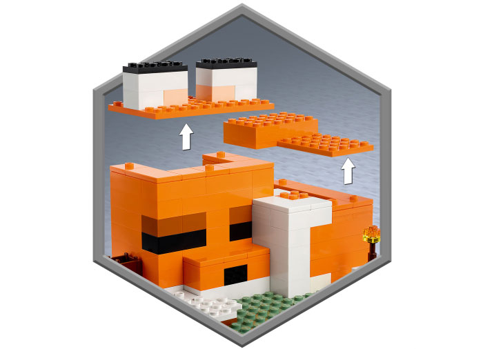 Lego minecraft Casa in forma de vulpe, varsta de la 8 ani la 12 ani [5]