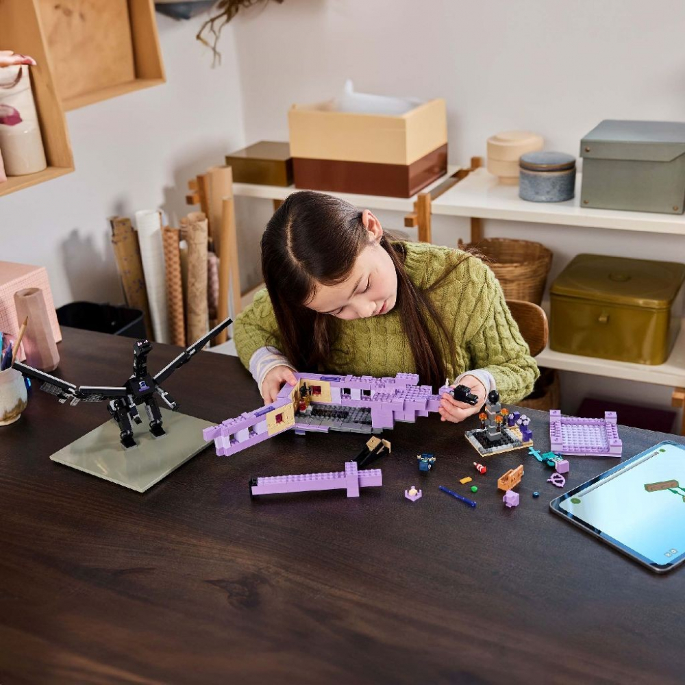 Lego minecraft dragon ender si corabia din end 21264, varsta de la 8 ani la 12 ani [4]
