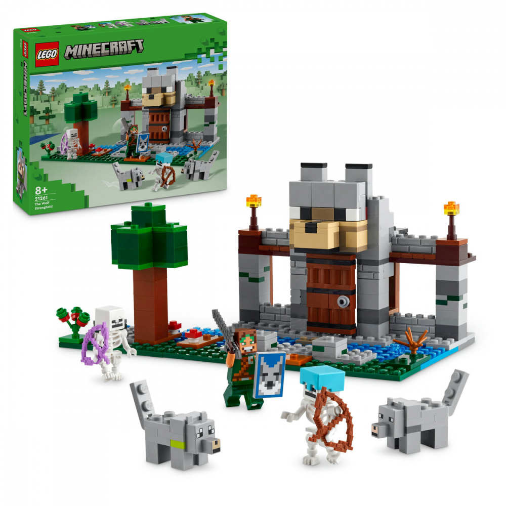 LEGO Minecraft Fortareata lupilor, varsta de la 8 ani la 12 ani [1]