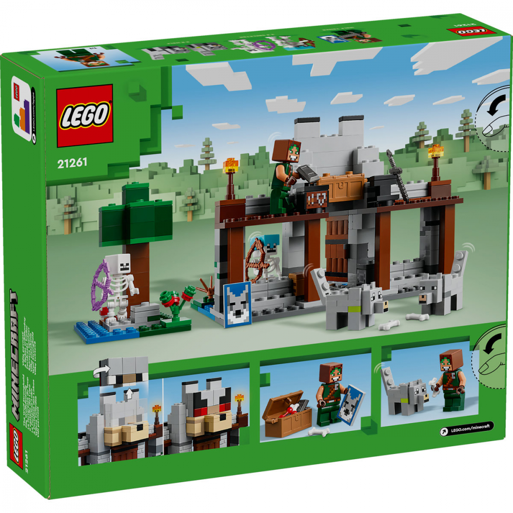 LEGO Minecraft Fortareata lupilor, varsta de la 8 ani la 12 ani [3]