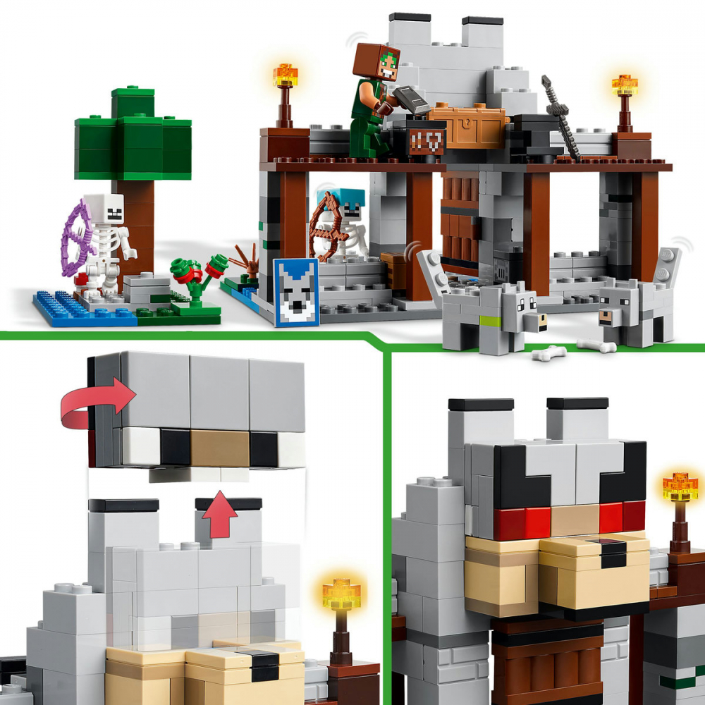 LEGO Minecraft Fortareata lupilor, varsta de la 8 ani la 12 ani [8]