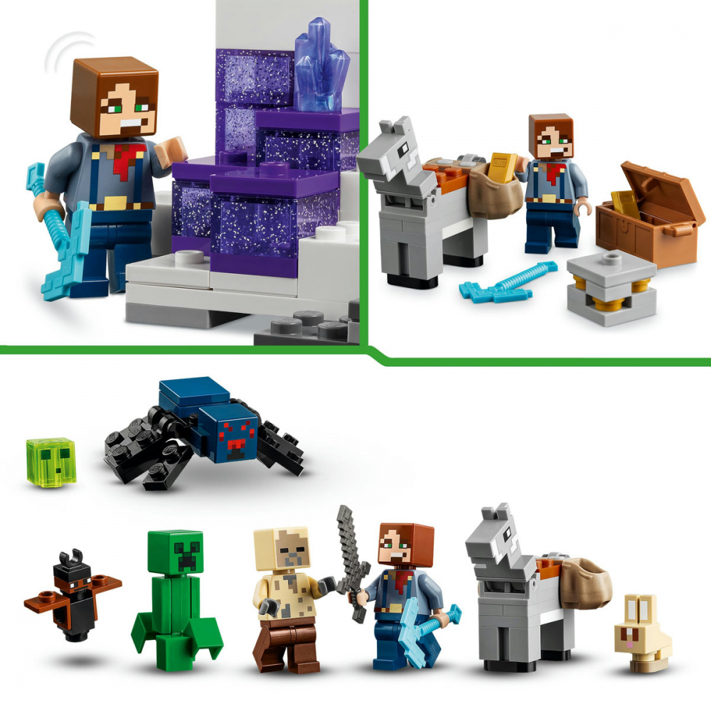 LEGO Minecraft Putul din Badlands, varsta de la 8 ani la 12 ani [9]