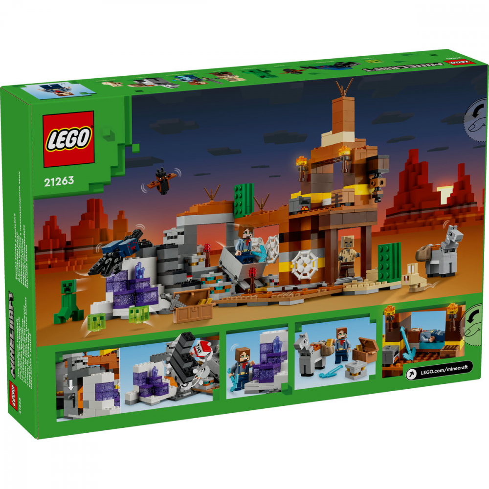 LEGO Minecraft Putul din Badlands, varsta de la 8 ani la 12 ani [3]