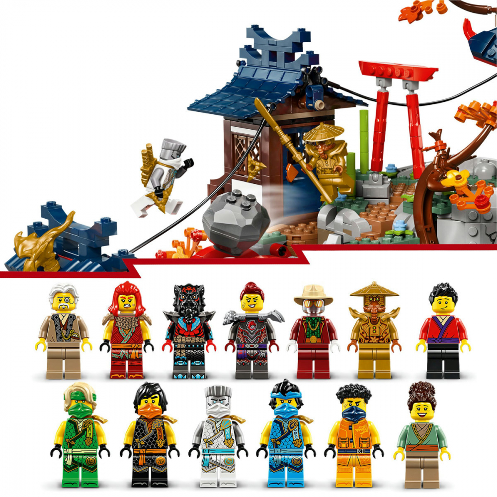 LEGO Ninjago: Arena de lupta de la turneu, 71818, 7 ani+, 659 piese, varsta de la 7 ani la 10 ani [8]