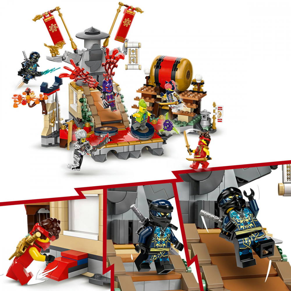 LEGO Ninjago: Arena de lupta de la turneu, 71818, 7 ani+, 659 piese, varsta de la 7 ani la 10 ani [3]