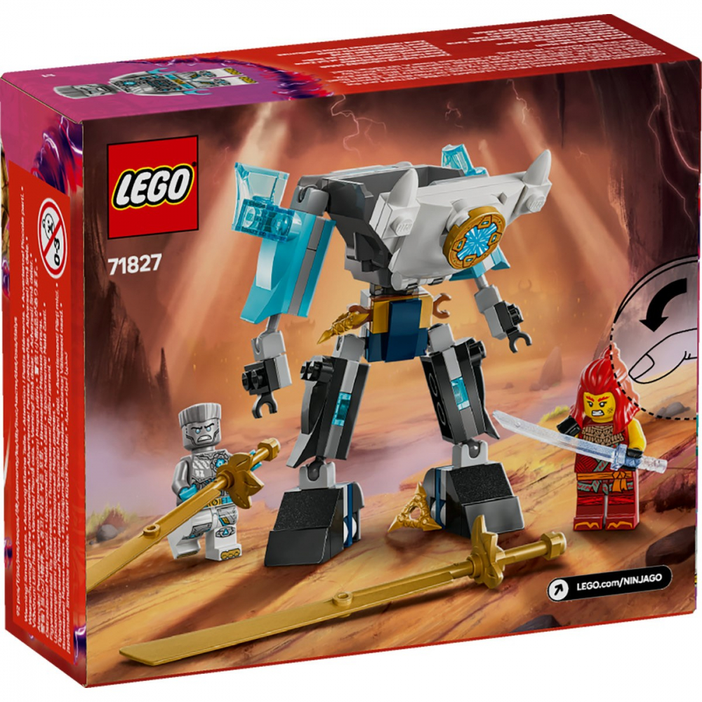 Lego ninjago costumul robot de lupta al lui zane 71827, varsta de la 6 ani la 8 ani [8]
