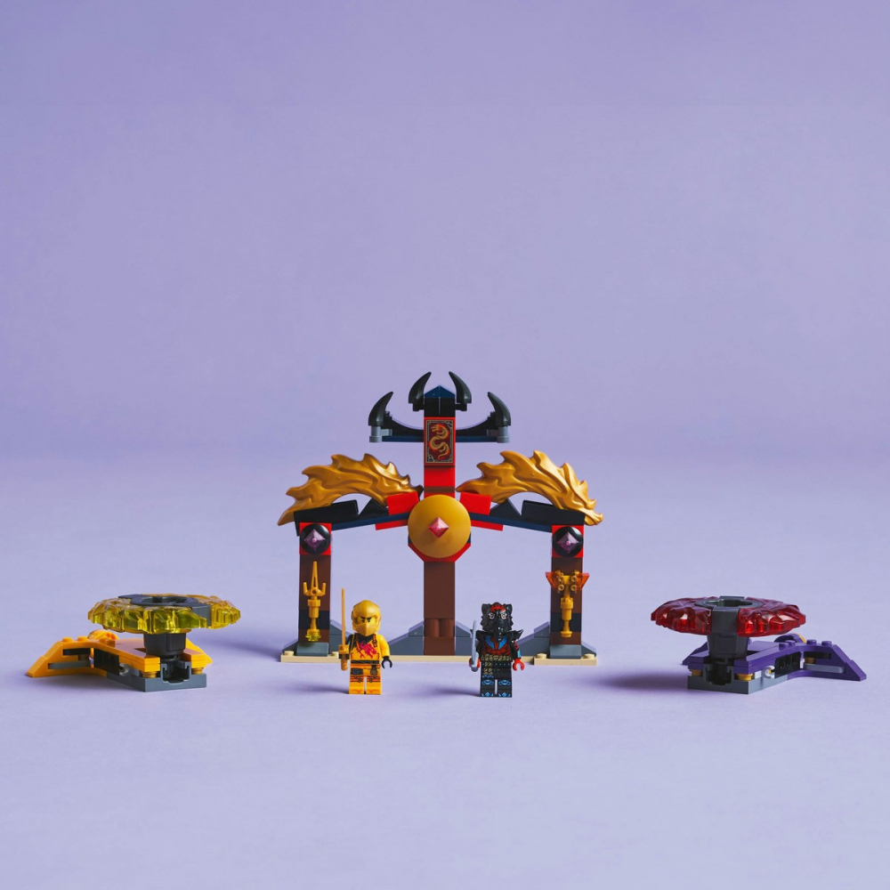 Lego ninjago pachet de lupta cu dragoni spinjitzu 71826, varsta de la 6 ani la 8 ani [5]