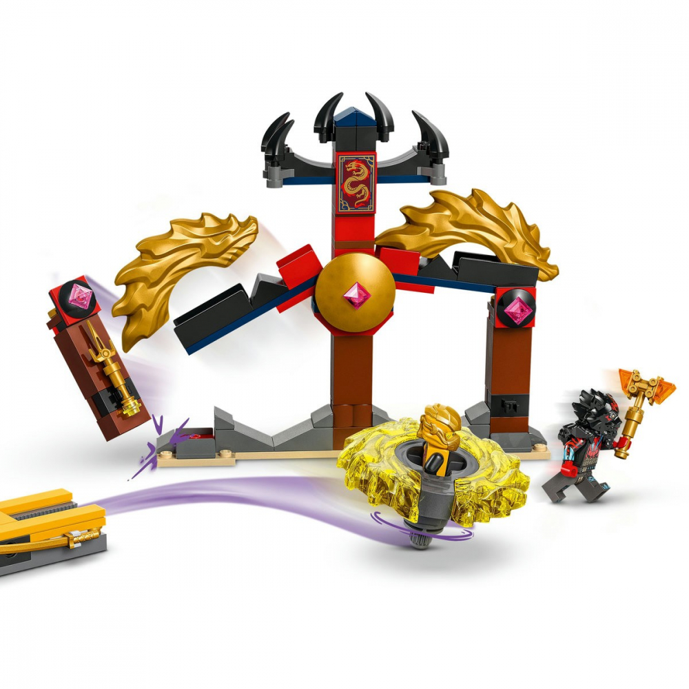 Lego ninjago pachet de lupta cu dragoni spinjitzu 71826, varsta de la 6 ani la 8 ani [6]