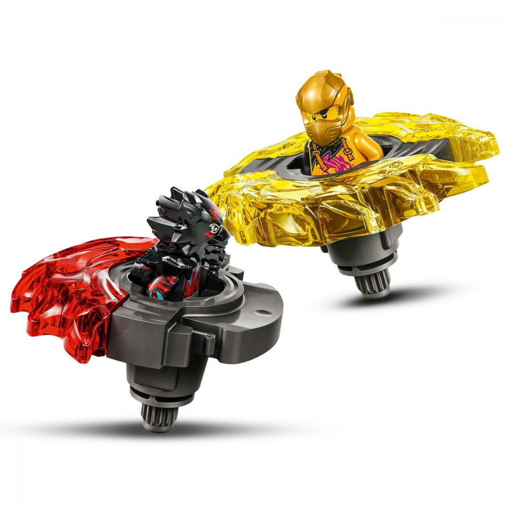 Lego ninjago pachet de lupta cu dragoni spinjitzu 71826, varsta de la 6 ani la 8 ani [7]