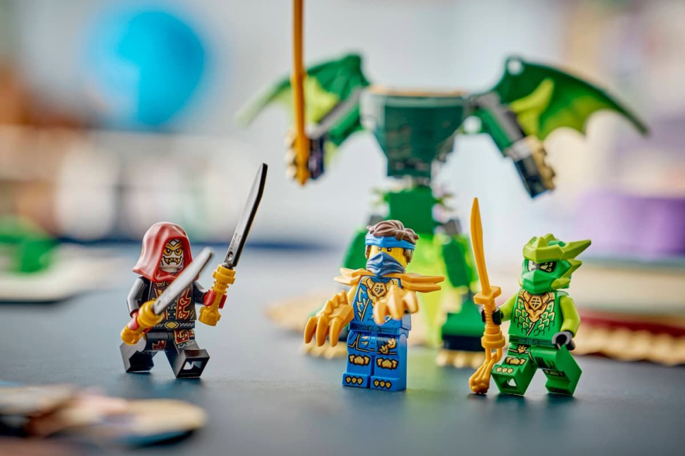 Lego ninjago pachet de lupta cu robotul dragon al lui lloyd 71862 varsta 6 ani -+15 ani [8]