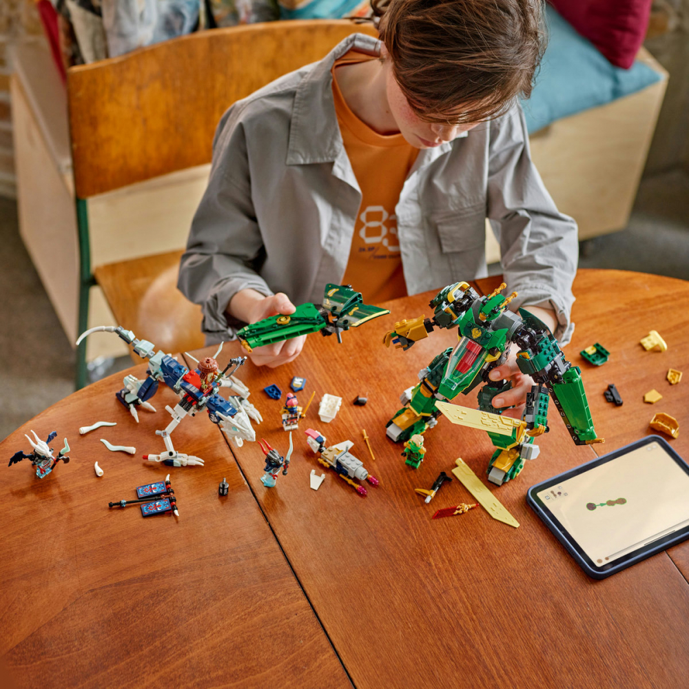  LEGO Ninjago Robotul-avion cu reacţie al lui Lloyd pentru copii cu varsta de 9 + ani [4]