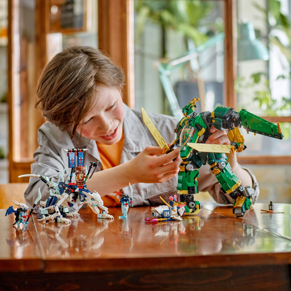  LEGO Ninjago Robotul-avion cu reacţie al lui Lloyd pentru copii cu varsta de 9 + ani [5]