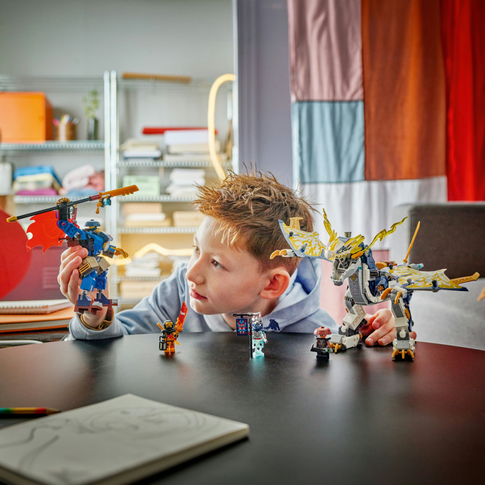  LEGO Ninjago Robotul calareţ de dragon al lui Rogue pentru copii cu varsta de 8 + ani [4]