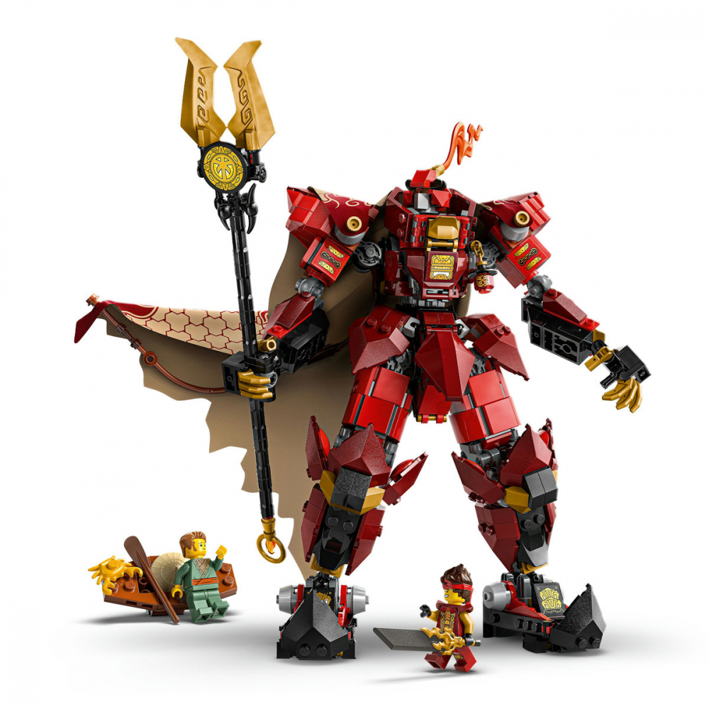  LEGO Ninjago Robotul cavaler al focului pentru copii cu varsta de 14 + ani [7]