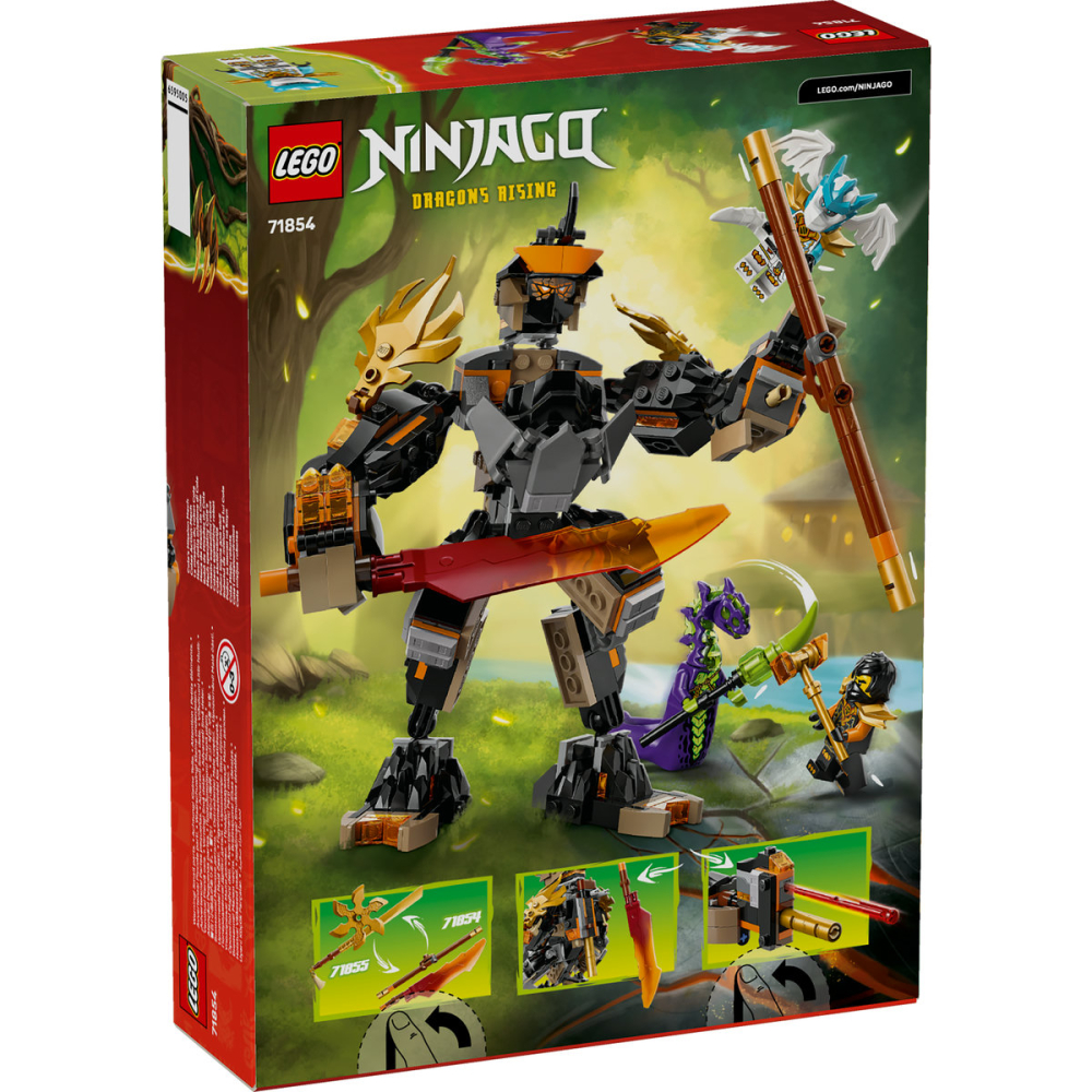  LEGO Ninjago  Robotul de misiune al lui Cole și dragonul Zane copii cu varsta 7 + ani [3]