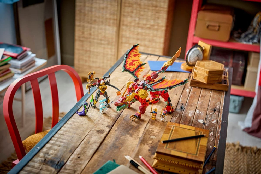Lego ninjago robotul dragon transformator al lui wyldfyre 71868 varsta 9 ani -+15 ani [8]