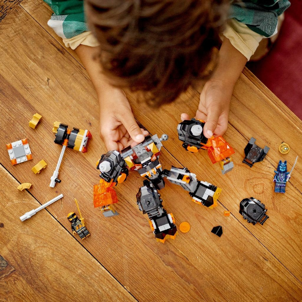Lego ninjago robotul stihie de pamant al lui cole 71806, varsta de la 7 ani la 10 ani [4]