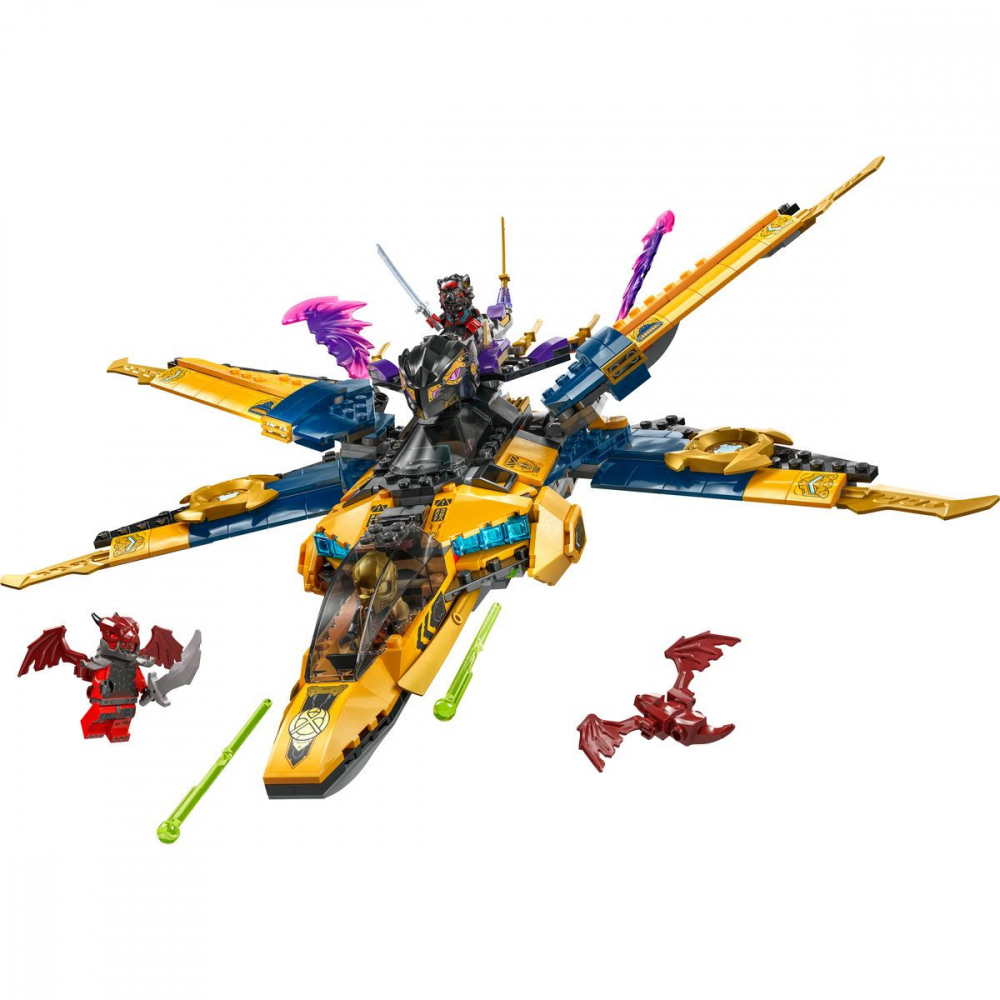 Lego ninjago superavionul cu reactie al lui ras si arin 71833, varsta de la 8 ani la 10 ani [2]