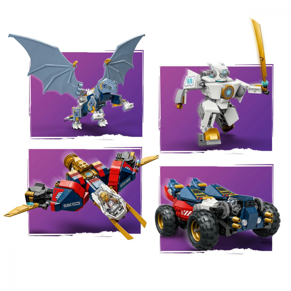 Lego ninjago ultrarobotul combinat al lui zane 71834, varsta de la 9 ani la 11 ani [6]