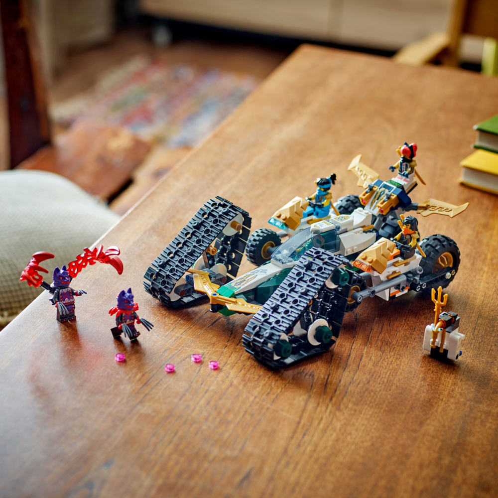 LEGO Ninjago: Vehicul combinat al echipei ninja, 71820, 9 ani+, 576 piese, varsta de la 9 ani la +15 ani [6]