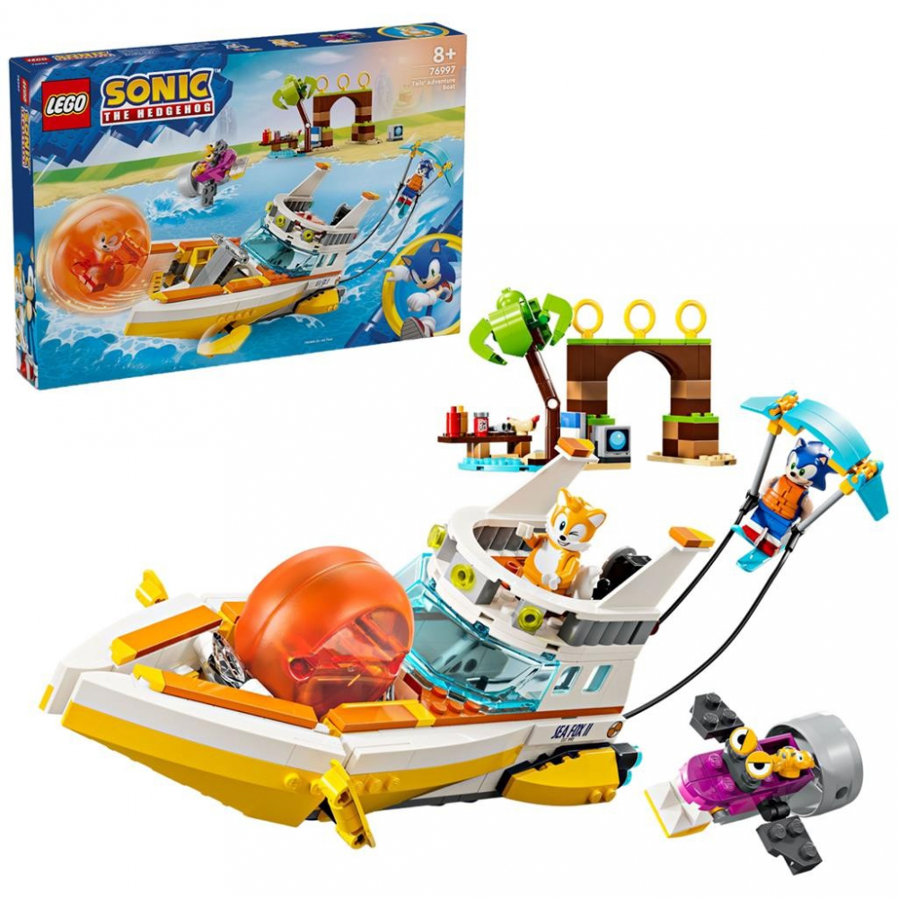 Lego sonic barca de aventuri a lui tails 76997, varsta de la 8 ani la 12 ani [3]