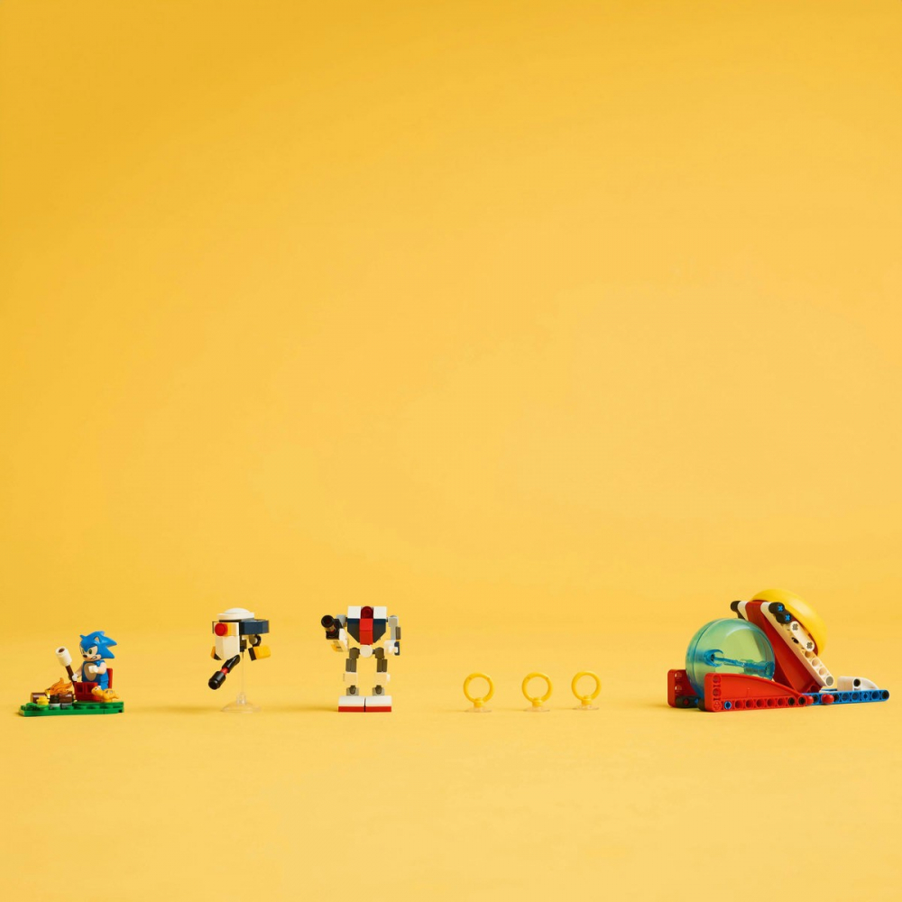 Lego sonic infruntare la focul de tabara al lui sonic 77001, varsta de la 7 ani la 9 ani [5]